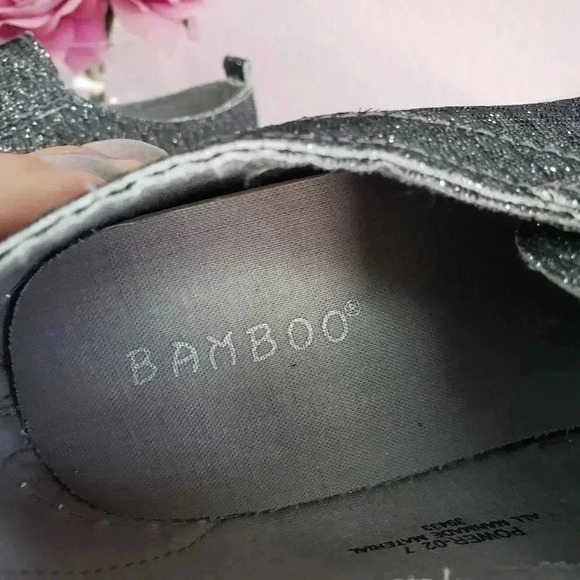 BAMBOO Pewter Glitter Slip-On Sneaker - Picture 6 of 6